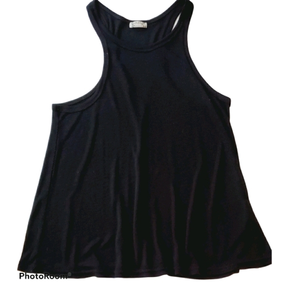 Free People Long Beach Racerback Tank Black Small - Picture 2 of 8